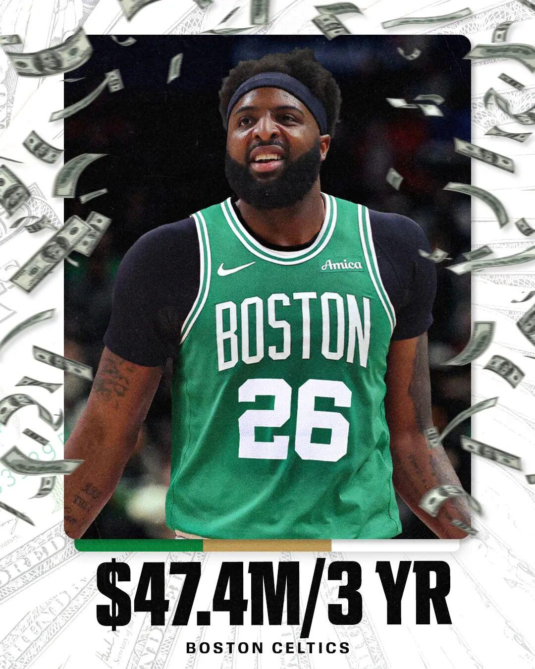 尊龙凯时3年4740万!米切尔罗宾逊的加盟,能给凯尔特人带来什么?